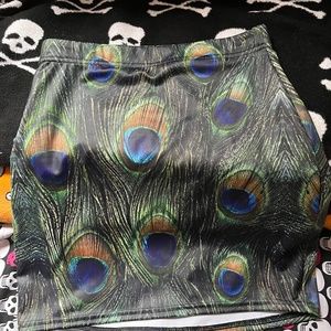 Black milk peacock skirt small